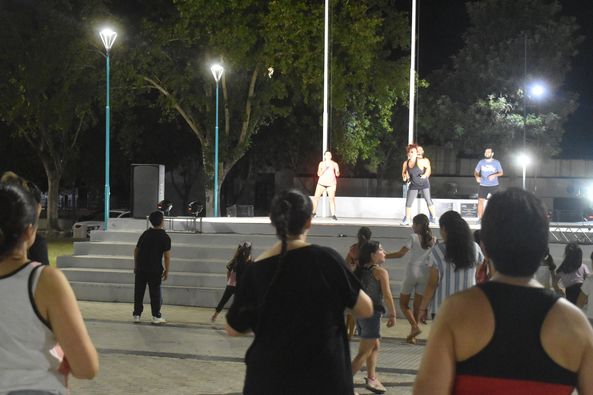 Día de la mujer en la plaza